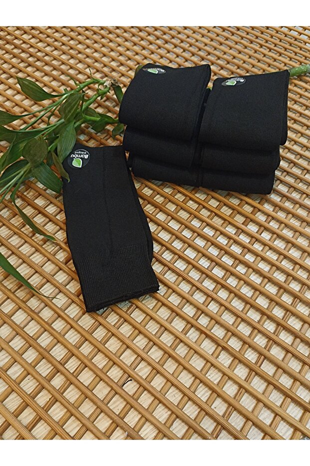 Bamboo Burun Stitch-Free Stretch Fabric 6-Pack Transitional Men's Socks