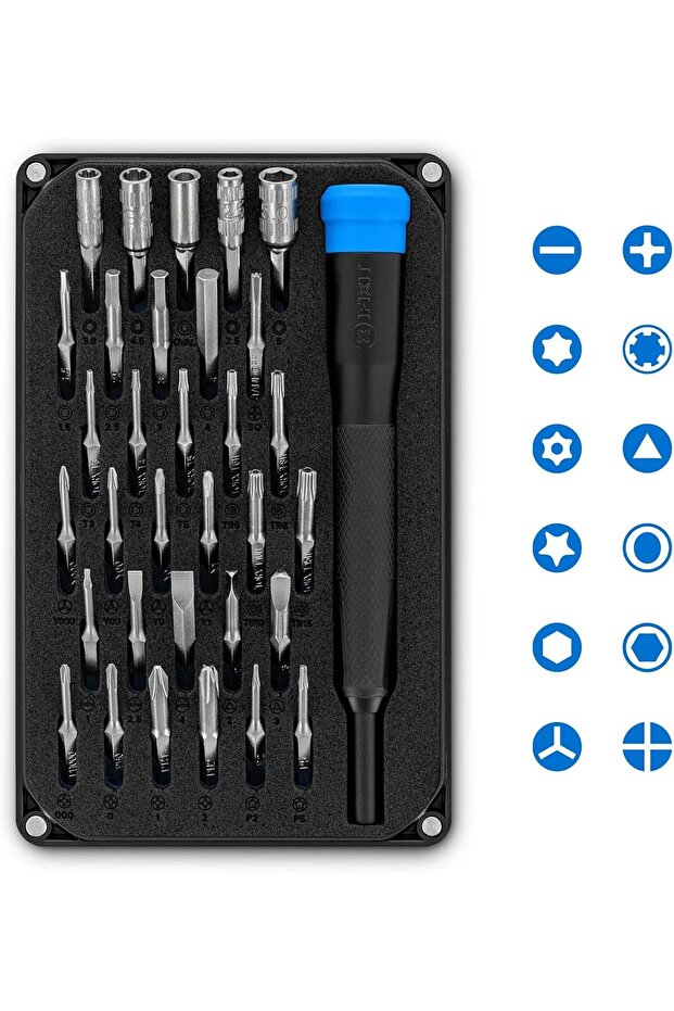 Screwdriver Set - 32 Precision Bits for Mobile Phone, Game Console and Small Electronics Repair by i - 4