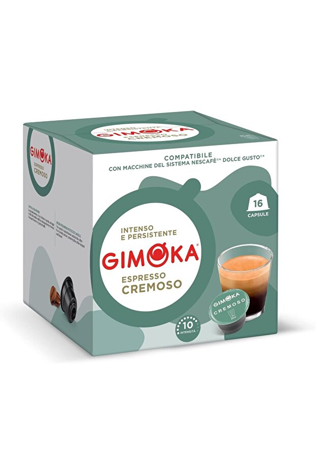 Espresso Cremoso Coffee Capsules for Dolce Gusto 16-Pieces