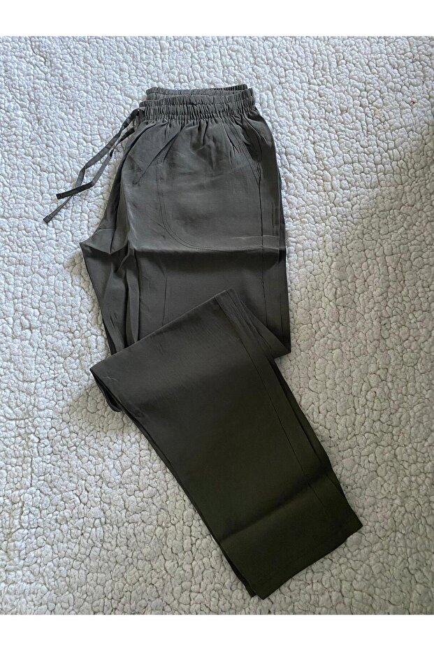 Modal Lightweight, Soft, Silky Textured Khaki Color Men's Pants Pajama Bottoms
