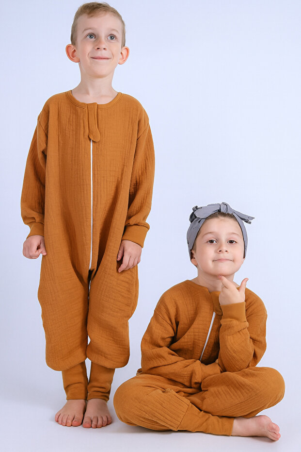 1 Tog Kids Sleeping Bag Unisex Long Sleeve Sleeping Bag