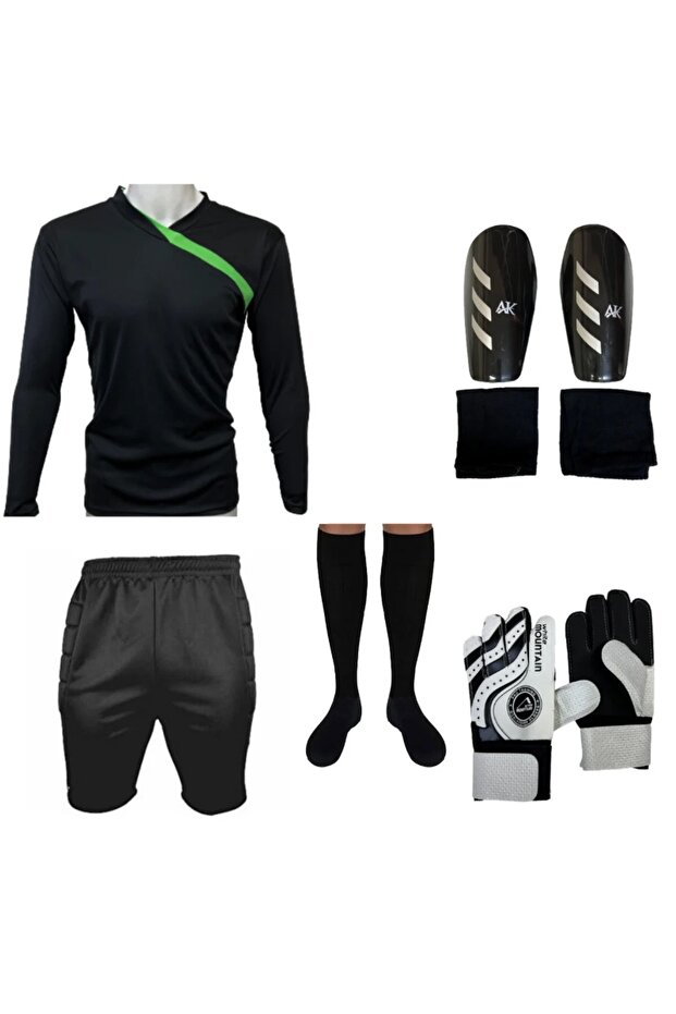 Kaleci Forma Şort Çorap Tekmelik Eldiven Set - 1