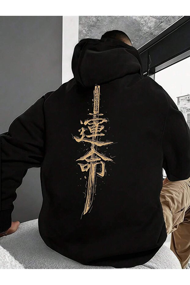 kapüşonlu sweatshirt - 1