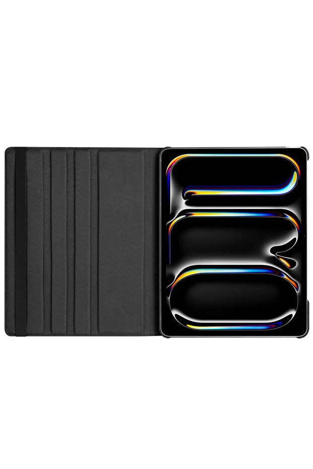 حافظة آيباد برو 13 2025 متوافقة مع M5 مع حامل قابل للدوران - أزرق داكن - 6