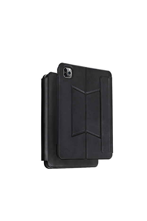iPad Pro 11 2025 M5 Border Keyboard Bluetooth Connected Tablet Case with Stand and Keyboard - Black - 3