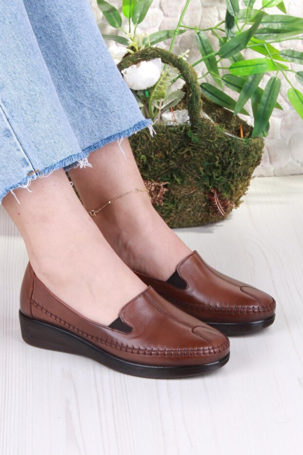 429609 Anatomical Comfortable Flexible Genuine Leather Women's Shoes