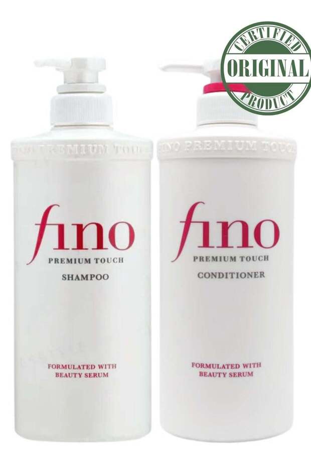Fino Premium Touch Moisturizing Shampoo & Conditioner Set 550ml