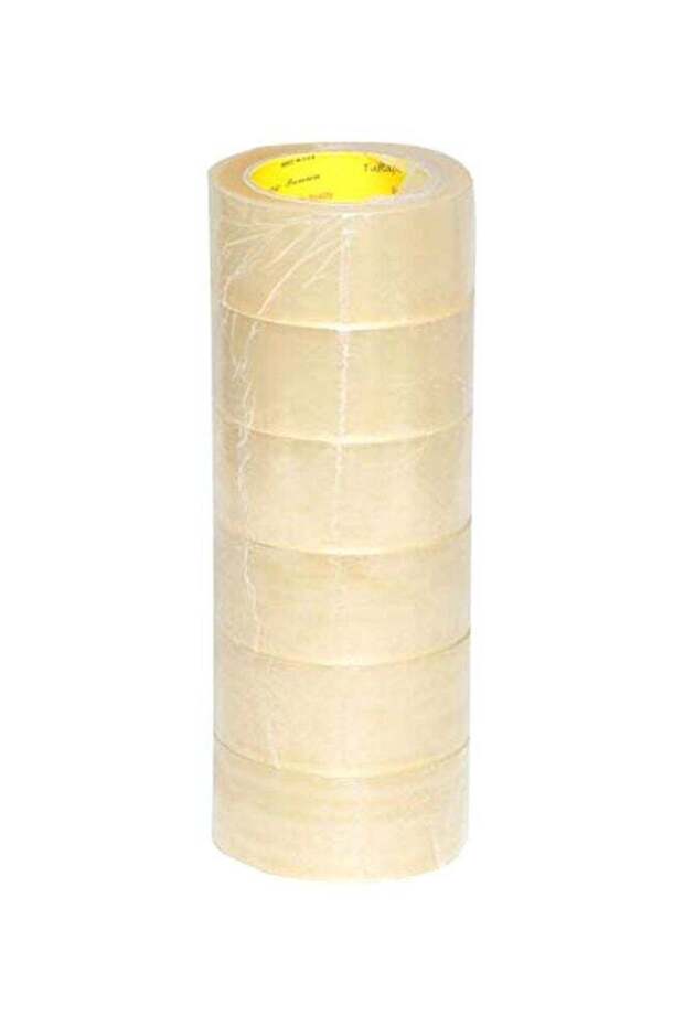 6-Piece Packaging Tapes Clear 100yard - 1