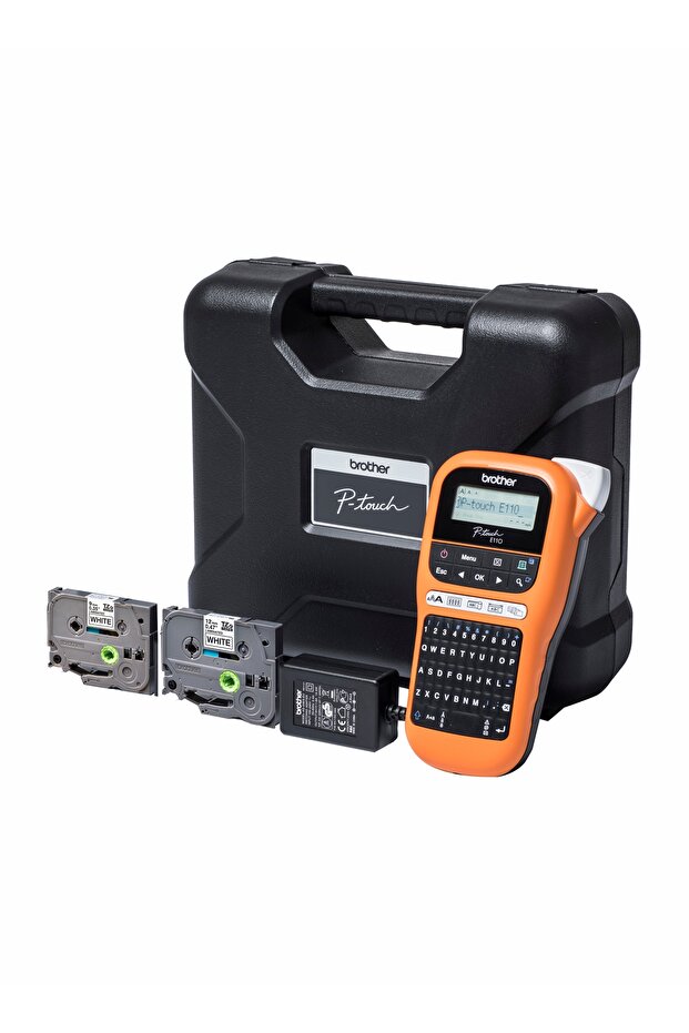 PT-E110VP Electrician Label Printer | Up to 12mm Width | Comes with Carrying Case - 4