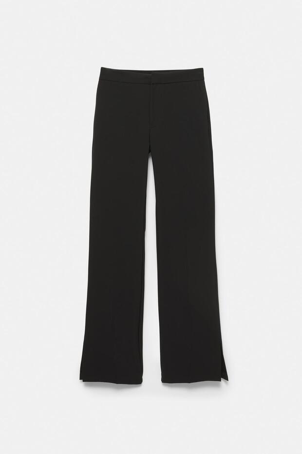 Yırtmaçlı kumaş pantolon - 7