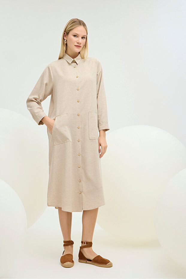 21323 Women's Buttoned Dress