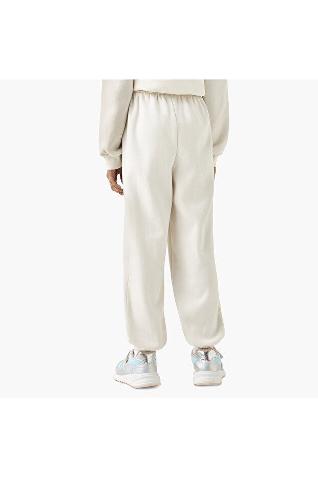 Printed Joggers with Drawstring Closure and Pockets - 3