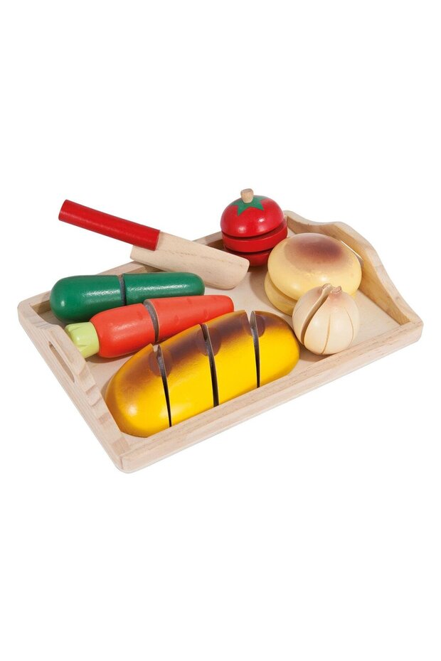 Wooden Fruit and Vegetable Cutting Set 16 Pieces
