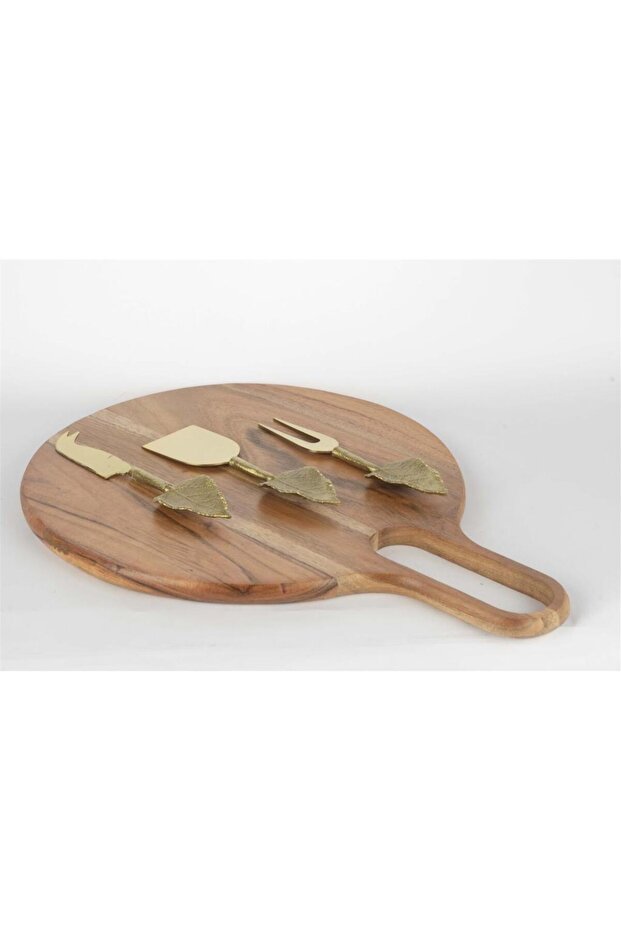 Bambu Gold Cheese Presentation Set 40X30Cm