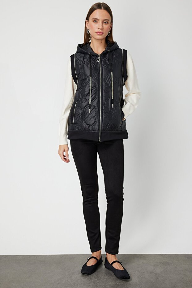 Kapüşonlu Şişme Yelek - 4