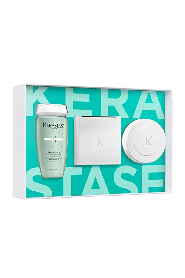 Hydrating and Balancing Set for Oily Scalp - Divalent 250ml+250ml+200ml - - 1