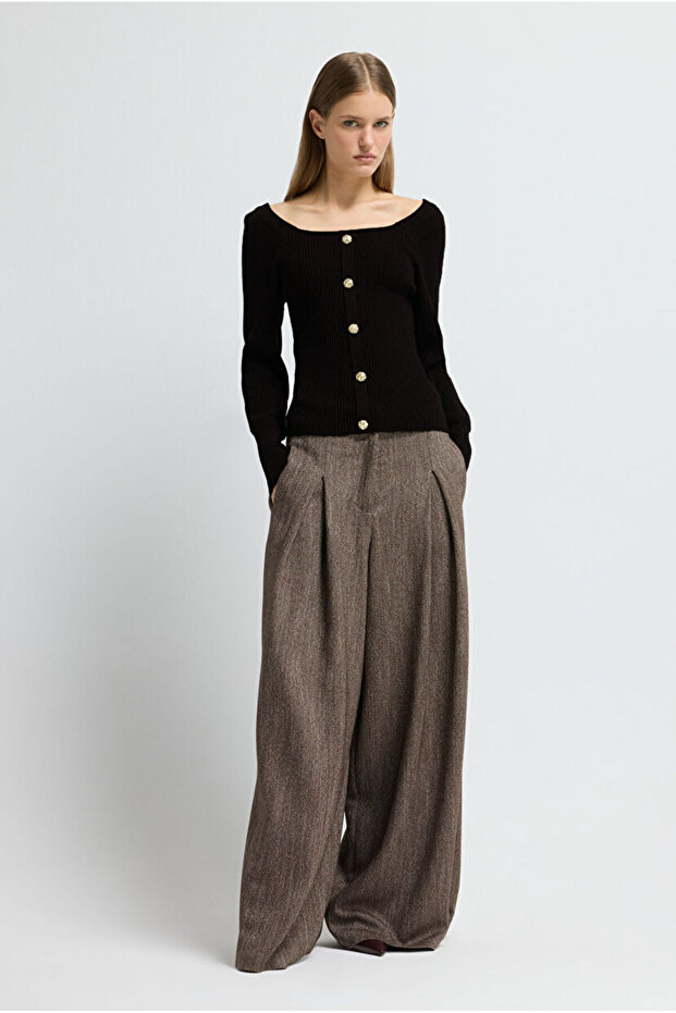 Simli Triko Hırka - 3