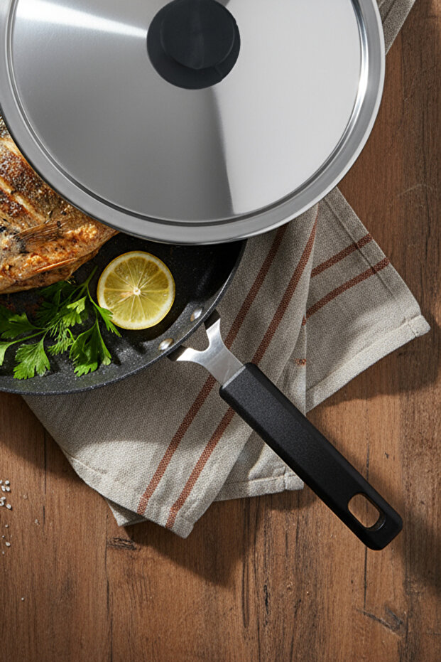 Wave 32cm Granit Balık Tavası - 7