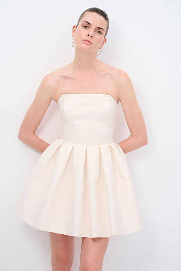 Jakar Mini Elbise - 4