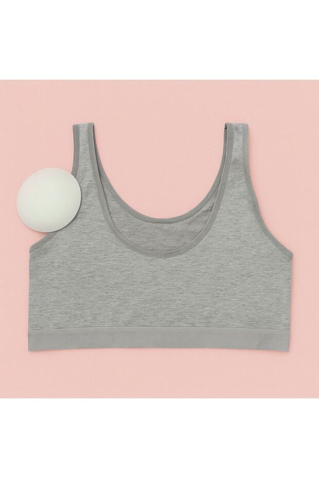 حمالة صدر فردية واسعة مع وسادة - 1