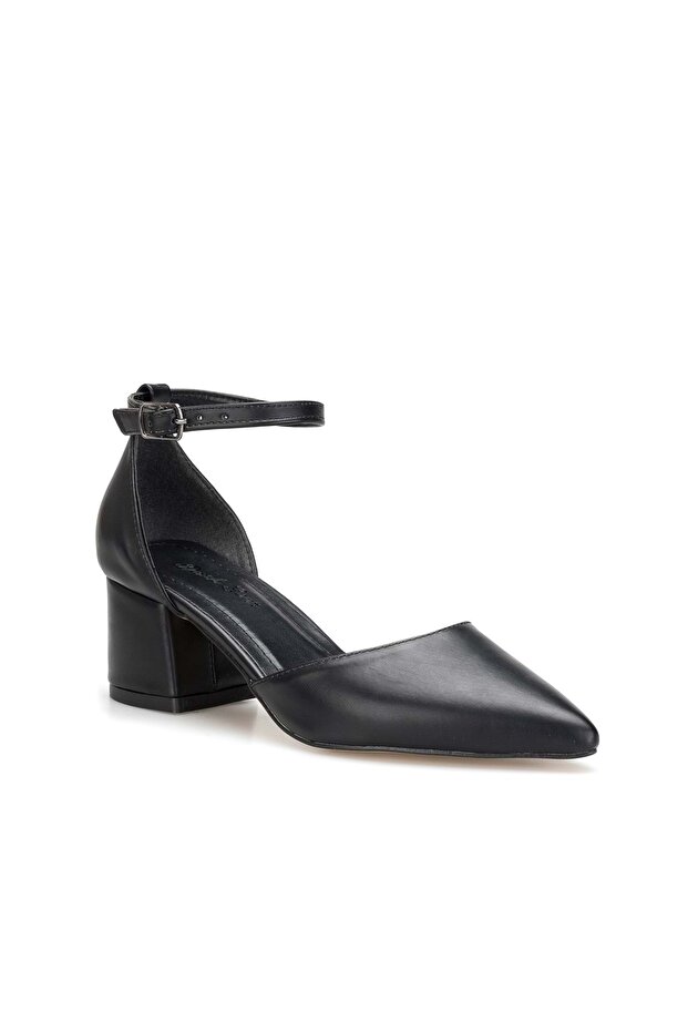 Ds Spillo-416 Black Women's Daily Classic Heeled Shoes