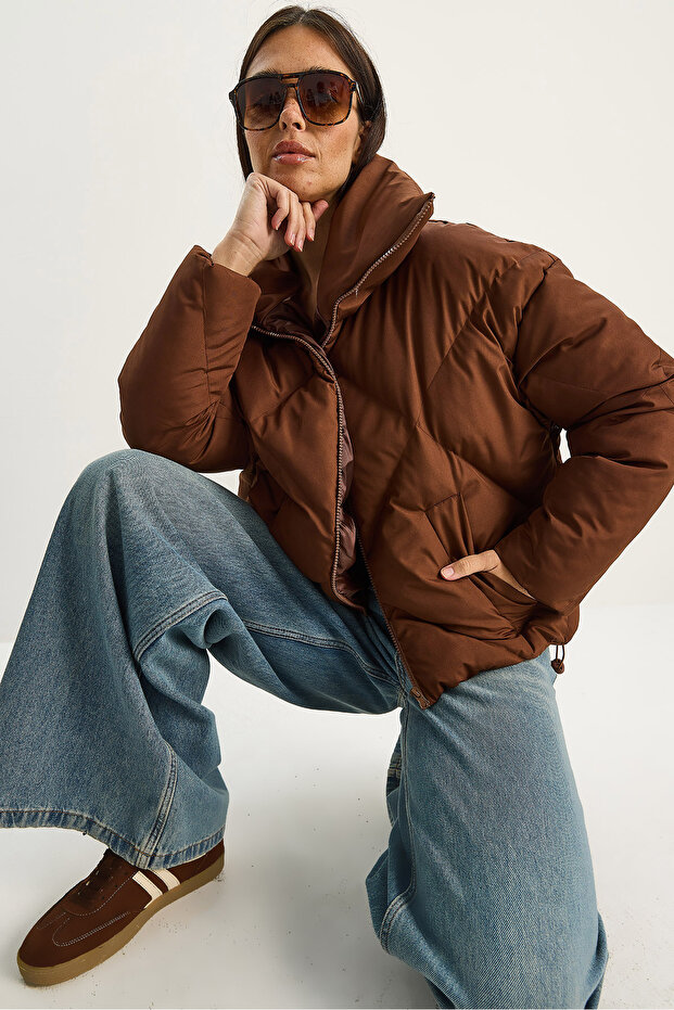 Dámská oversize bunda Puffer - 2