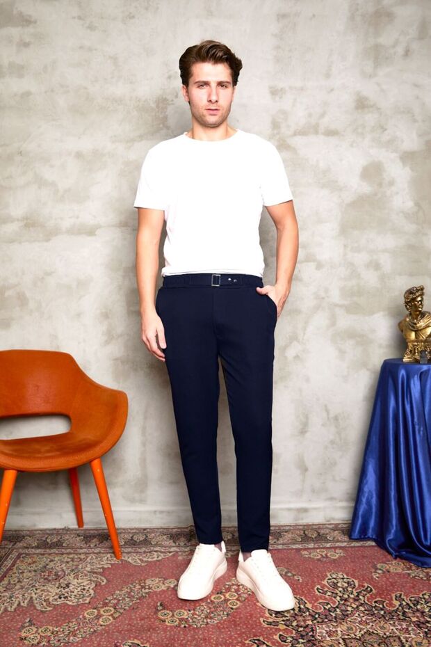Joger Trousers with Belt Detail