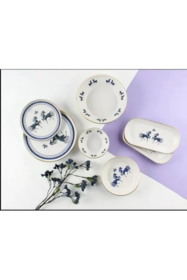 Pure Bone 27 Parça Yemek Takımı - 1