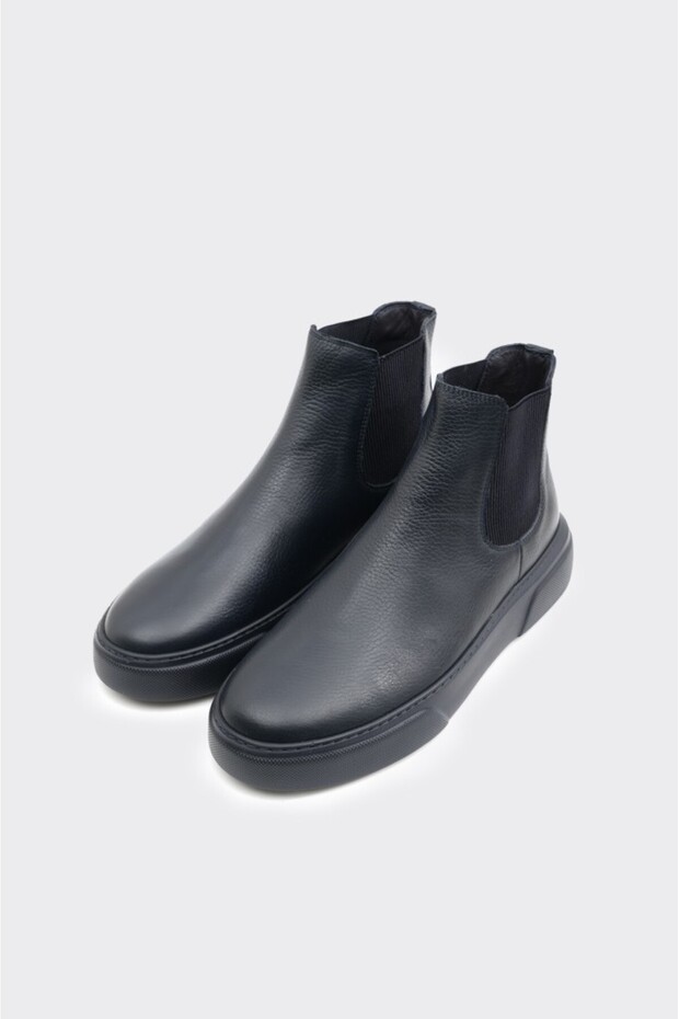 Hakiki Deri Lastikli Erkek Bot - 2