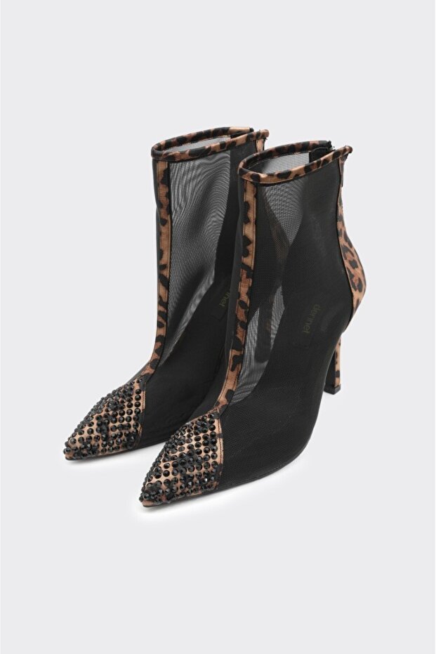 Topuklu Transparan Kadın Bot - 2