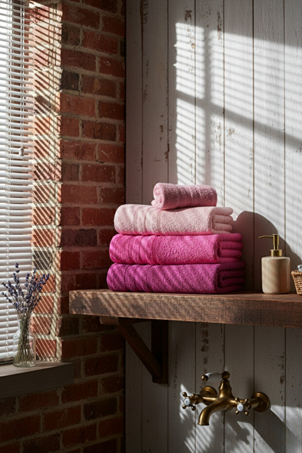 4-Piece Towel Set Hand - Face Towel 70X140 cm | Bath Towel | Cotton