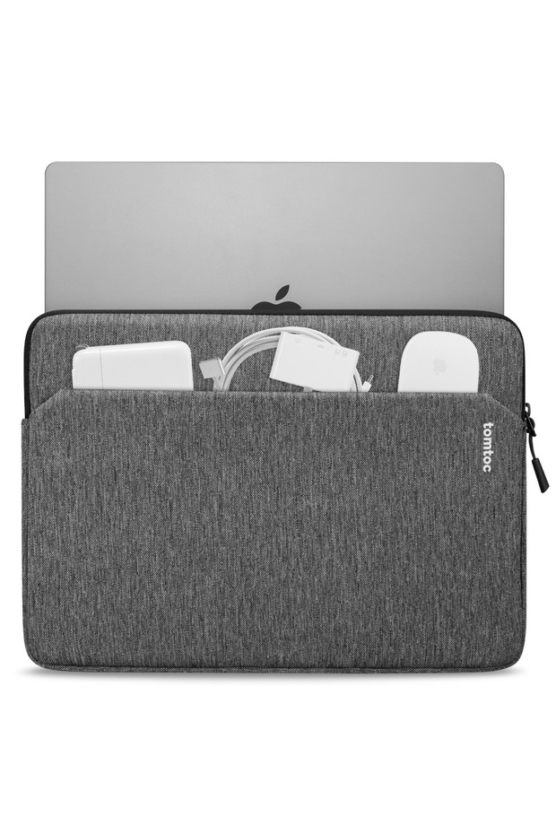 حافظة كمبيوتر محمول باللون الرمادي مقاس 15 بوصة من سلسلة Light - A18E3G3 - 4