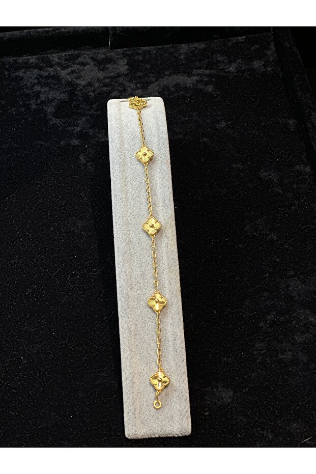 Mini yonca çelik bileklik - 2