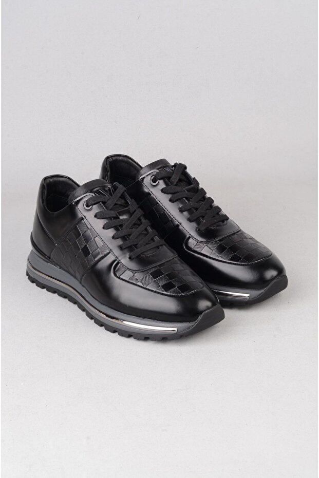 Select m157 genuine leather casual men's shoe black open