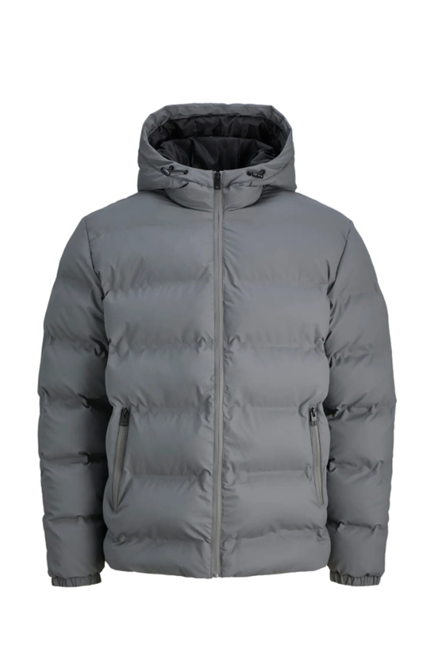 Jack Jones Element Pu Puffer Gray Inflatable Men's Coat Jacket 12279239 - 2