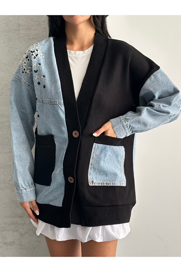 Kadın Ceket Triko - 7