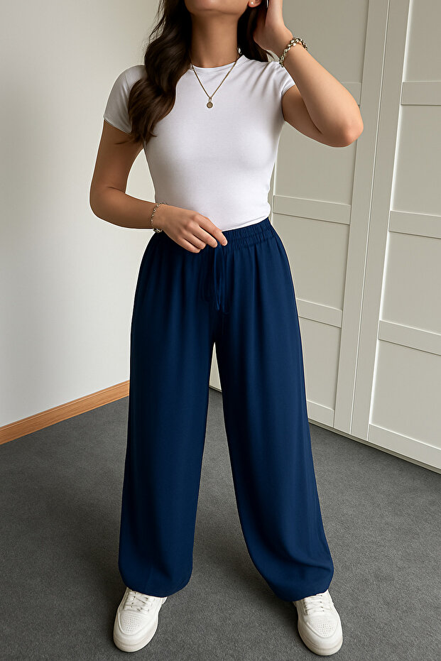 Rahat Şalvar Pantolon - 1