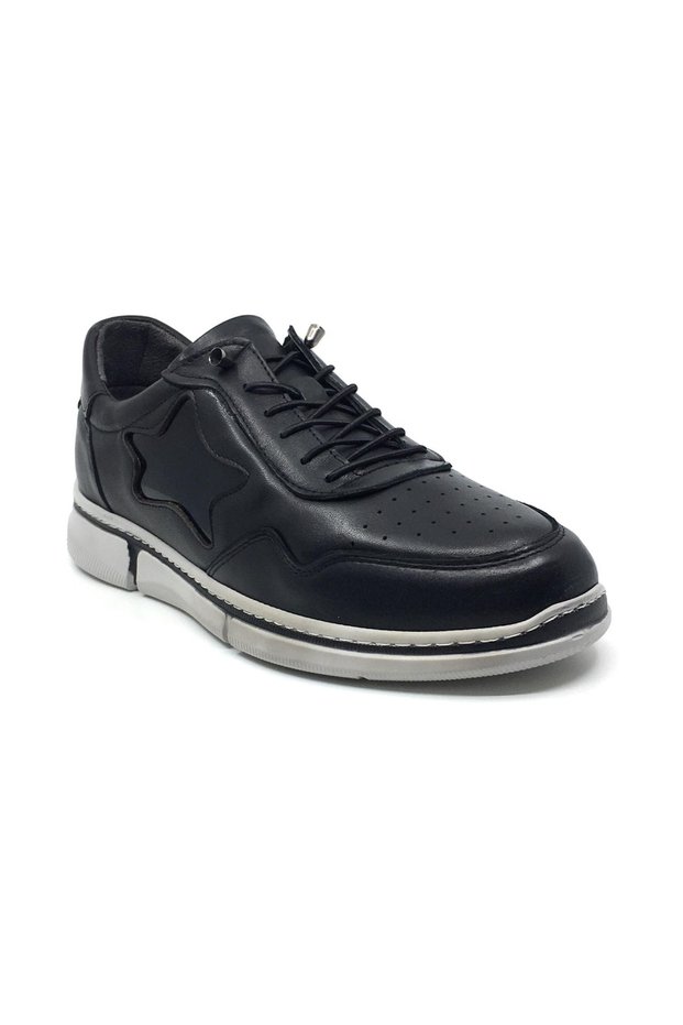 Baykara 100% Genuine Leather Men's Casual Comfortable Large Size Sports Shoes 40-47