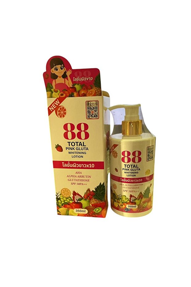 total pink gluta whitening lotion 350ml