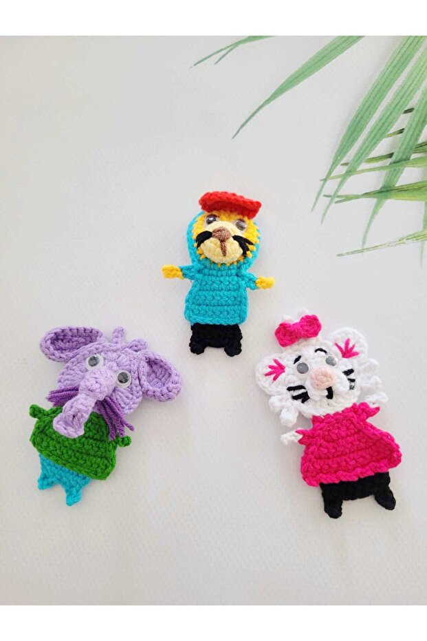Cute 3-Piece Buckle Set 100% Cotton Hair Accessory