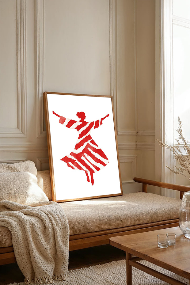 One Piece Wooden Framed Living Room Hall Kitchen Painting Tk2133