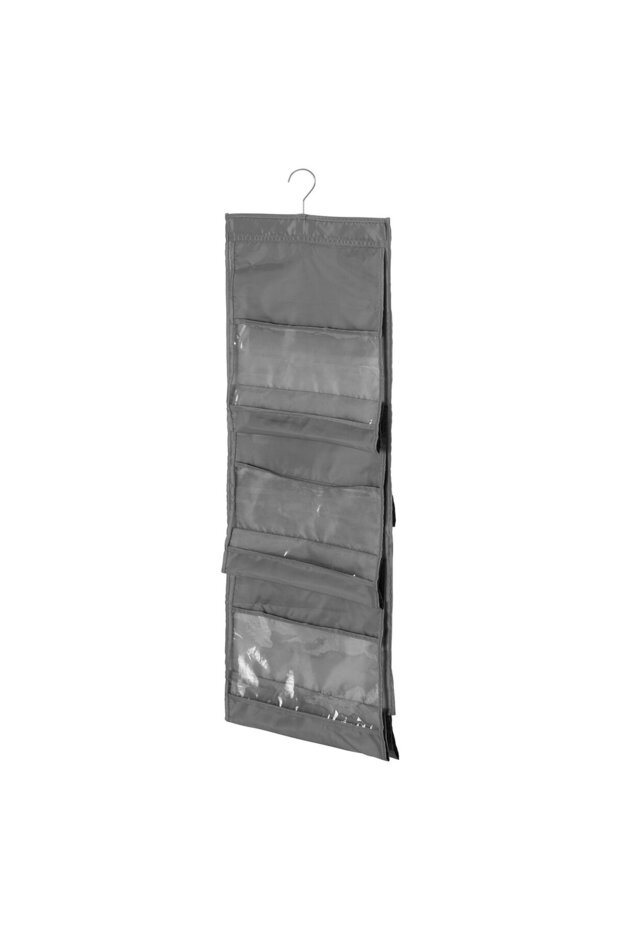 SKUBB Hanging handbag organiser, dark grey, 39 x 93 cm