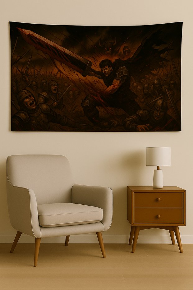 Berserk Themed Wall Covering Home Decoration Wall Tapestry Cover
