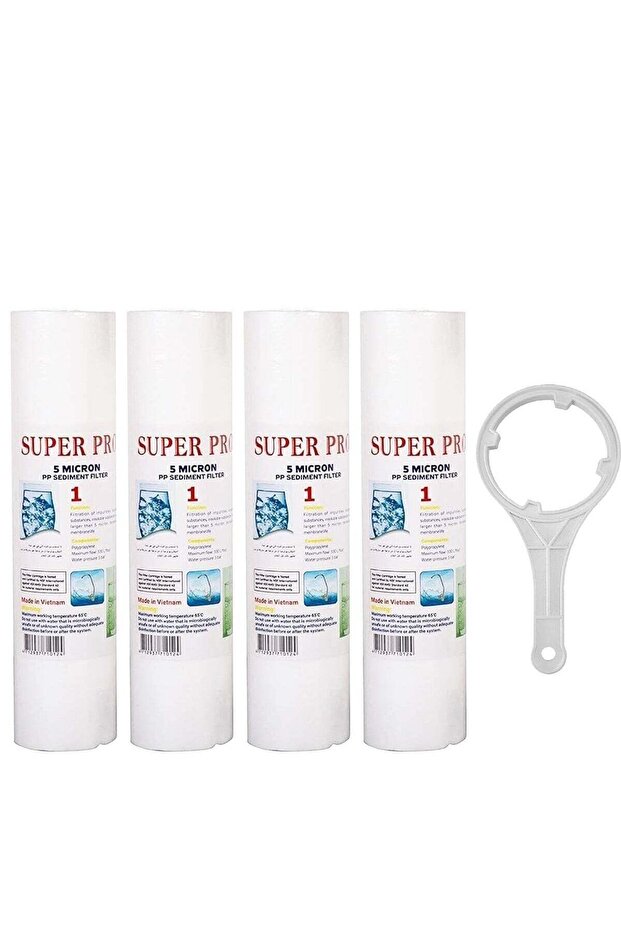 10 Inch Sediment Water Filter Cartridge 5 Micron RO Under Sink Replacement فلتر رواسب