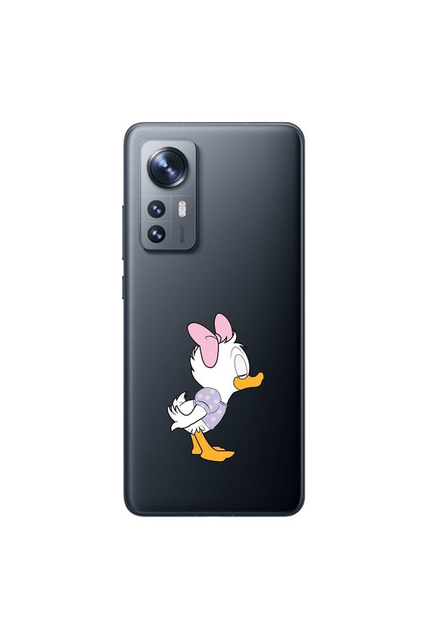 Xiaomi Mi 12 Compatible Transparent Case Couple Duck 1 Design