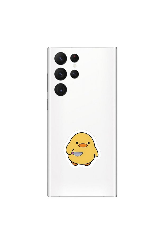 Samsung Galaxy S22 Ultra Compatible Transparent Case Couple Chick 1 Design