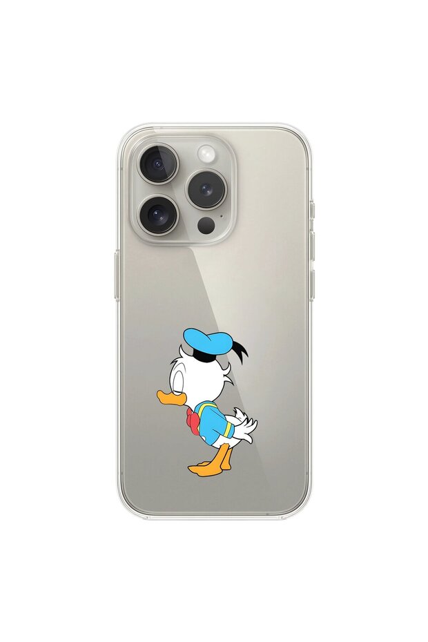 iPhone 13 Pro Max Compatible Transparent Case Couple Duck 2 Designs