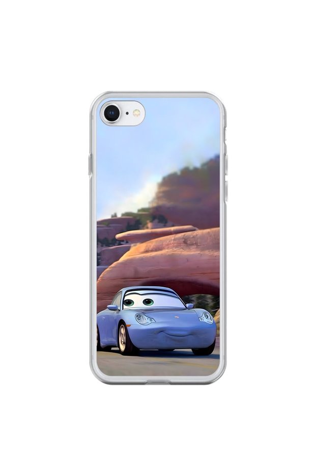 حافظة شفافة متوافقة مع هاتف iPhone 8 بتصميم Couple Sally 2