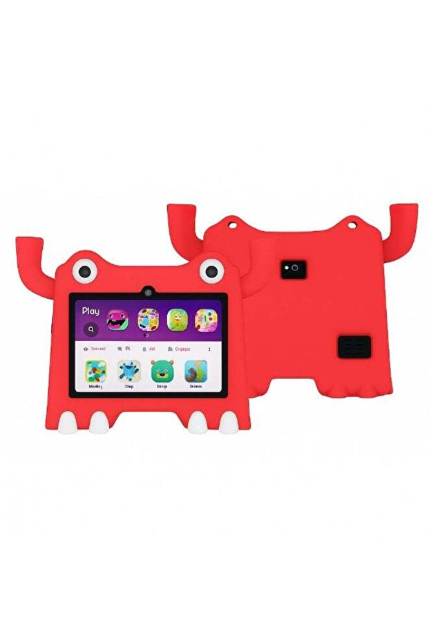 Tab 73 Kids Tablet (Red) — 7.0" IPS, 6GB RAM, 128GB ROM, Quad-Core, 3500mAh, Android 13