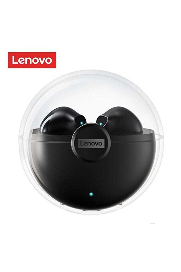 سماعات رأس لاسلكية Lenovo LP 80 مع غشاء - أسود